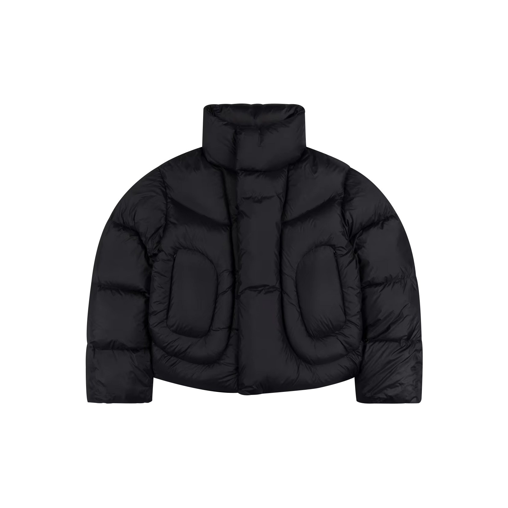 Charlo Fashion Oversized Sculpted Puffer – Modern Warmth & Statement Style