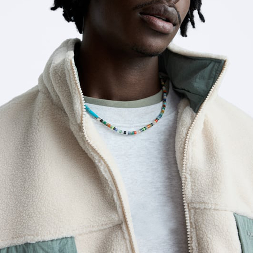 Charlo Fashion Two-Tone Fleece Jacket – Cozy Urban Streetwear 