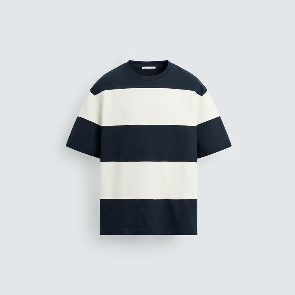 Trendy Oversized Striped T-Shirt – Premium Comfort & Customizable