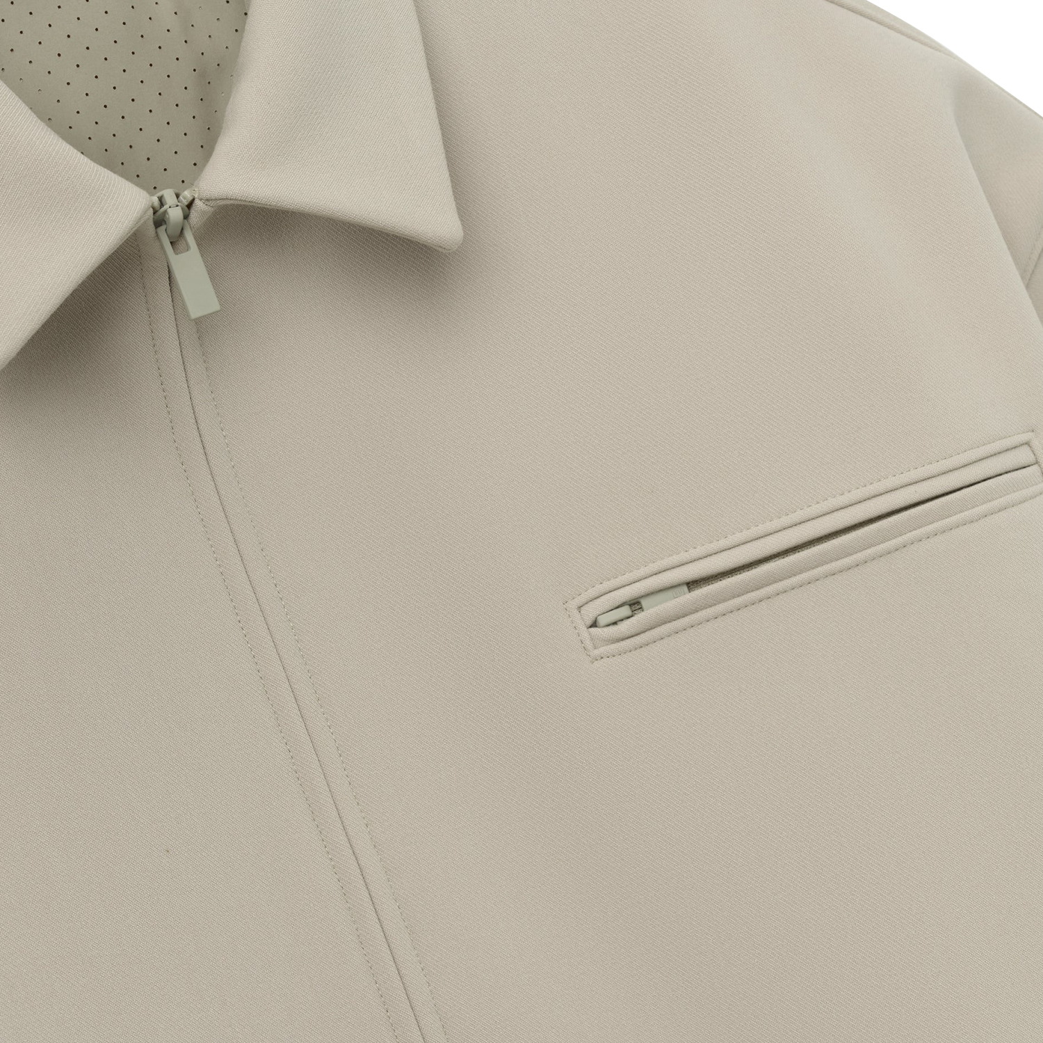 Light Grey Loose Fit Tracksuit | Zip Jacket & Wide-Leg Pants | Customizable