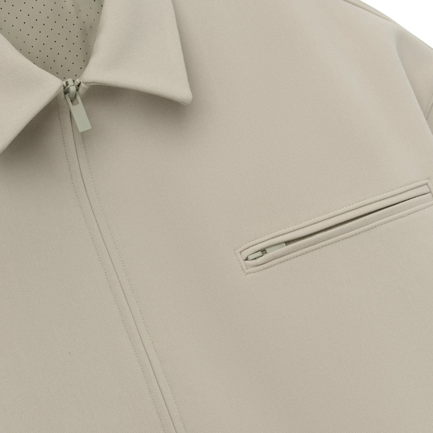 Light Grey Loose Fit Tracksuit | Zip Jacket & Wide-Leg Pants | Customizable