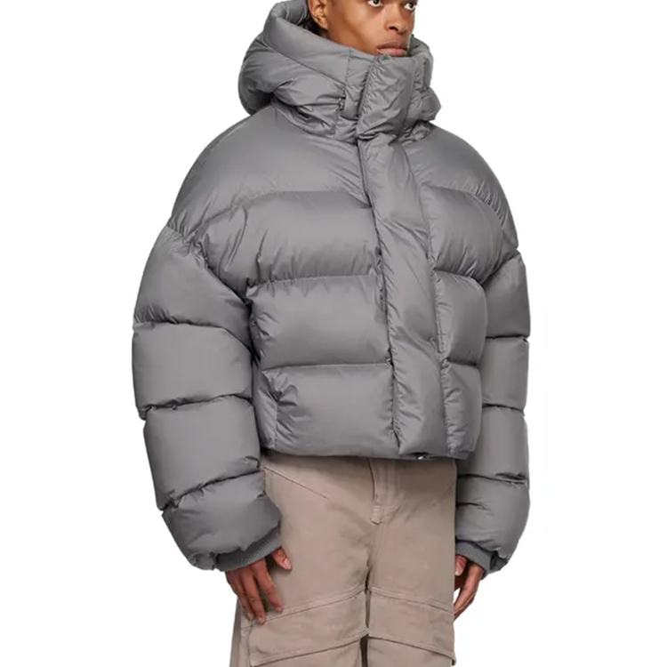 Charlo Fashion Oversized Cropped Puffer – Urban Street Style & Cozy Warmth  