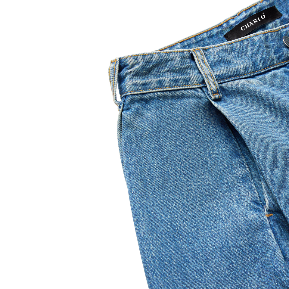 Wide Leg Denim Shorts – Relaxed Vintage Style