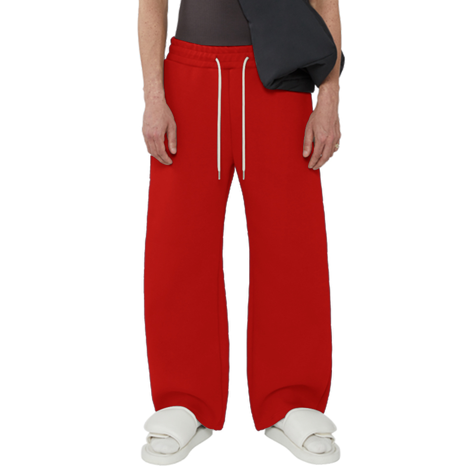 Classic Wide-Leg Streetwear Sweatpants – Relaxed Fit, Customizable