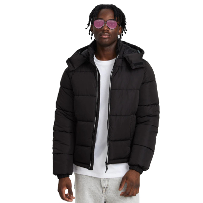 Charlo Fashion Premium Detachable Hood Puffer Jacket – Fully Customizable Outerwear