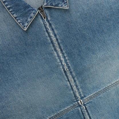 Charlo Fashion Vintage Denim Jacket – Relaxed Fit & Timeless Style