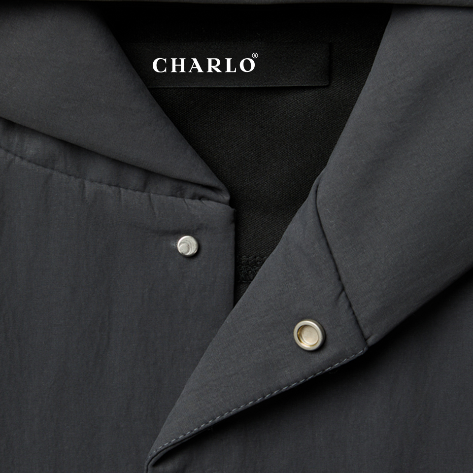 Charlo Fashion Lightweight Hooded Jacket – Minimalist, Modern & Customizable