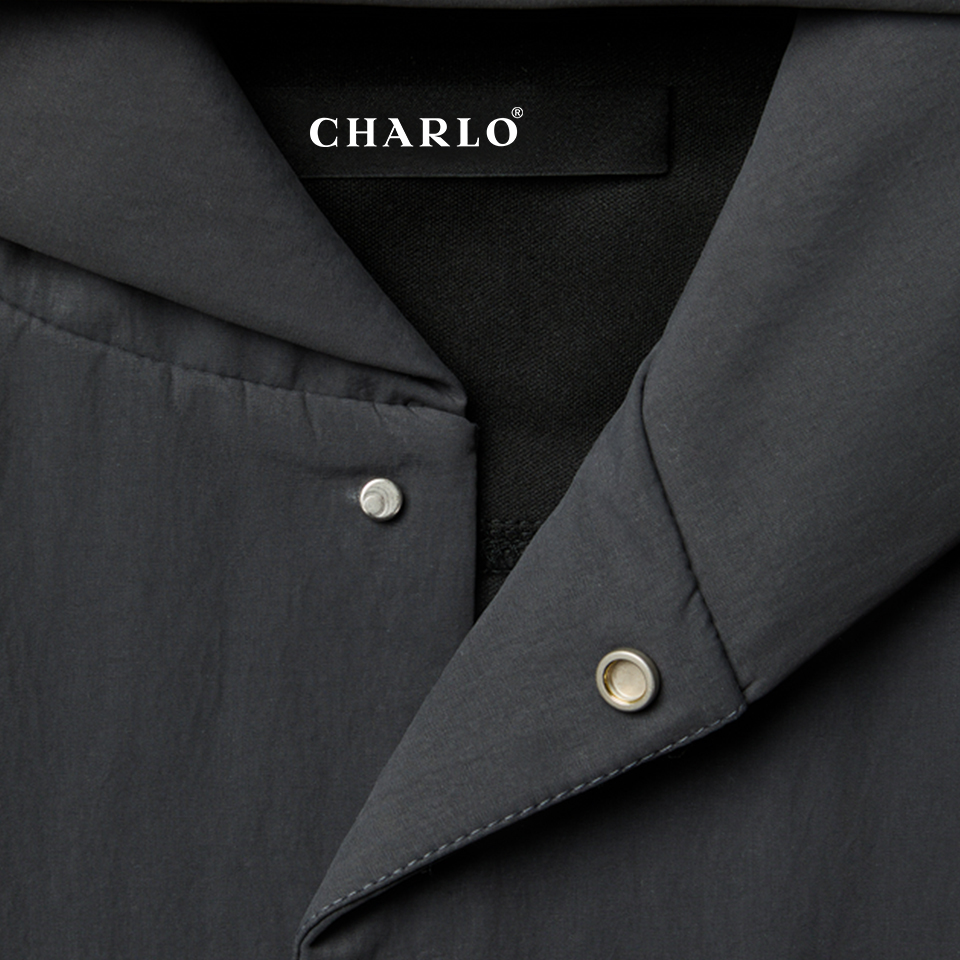 Charlo Fashion Lightweight Hooded Jacket – Minimalist, Modern & Customizable