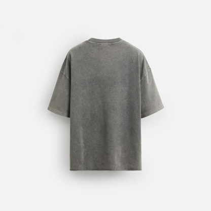 Vintage Washed Oversized T-Shirt | Custom Streetwear Tee | OEM/ODM Private Label Clothing