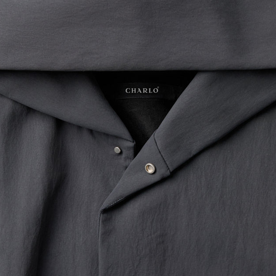 Charlo Fashion Lightweight Hooded Jacket – Minimalist, Modern & Customizable