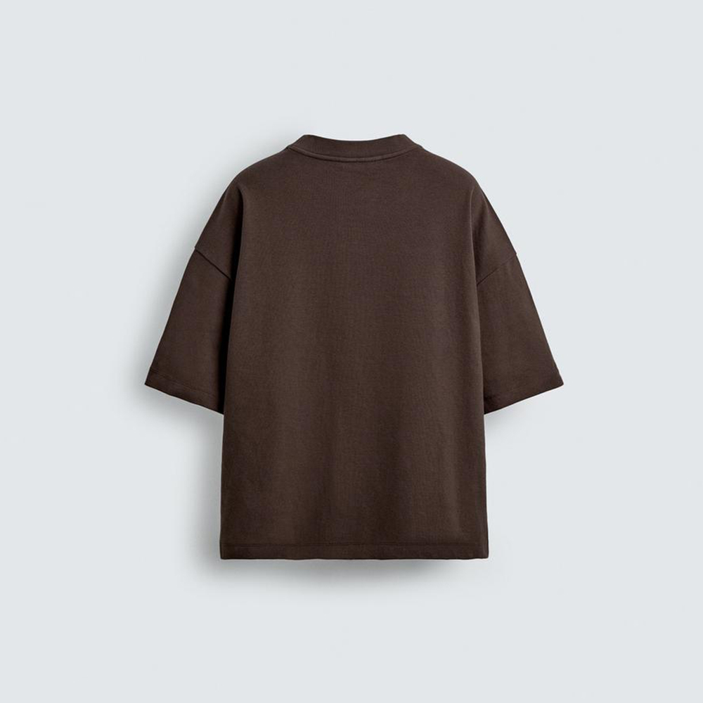 Oversized V-Neck T-Shirt | Minimalist Streetwear Tee | OEM/ODM Custom Apparel Manufacturer