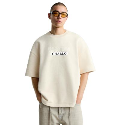 Wholesale Custom Logo Oversized 300gsm Heavyweight Sport Cotton T-Shirt for Men High Quality Boxy T Shirts Pour Hommes