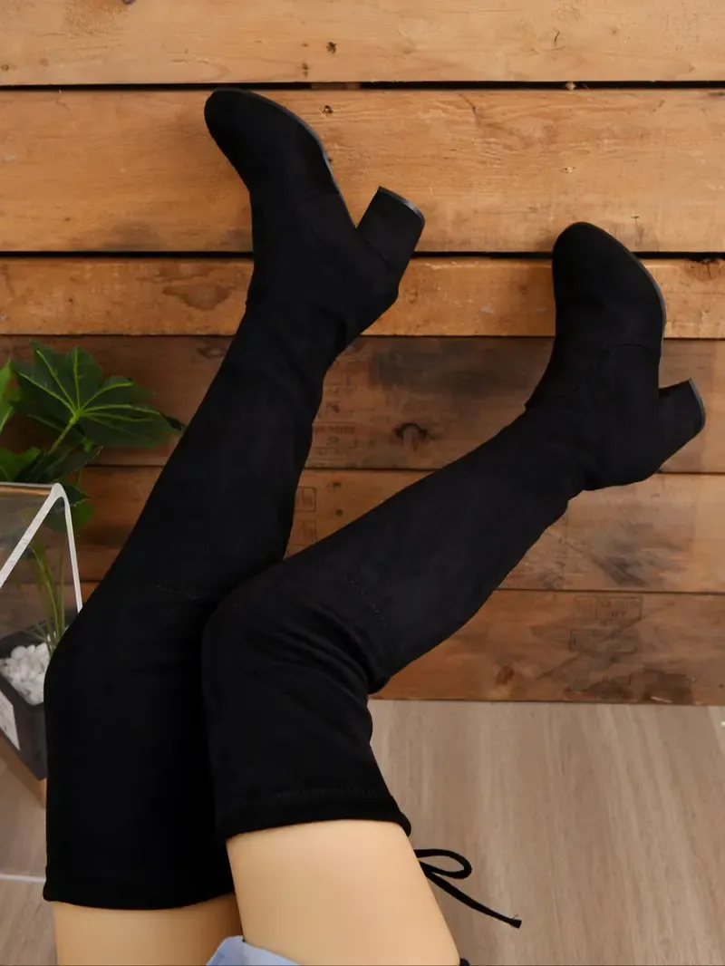 "Μπότες Γυναίκες για Καλοκαίρι: Μοδαία Υφή, Μινιμαλιστικό Σχεδιασμό μέχρι το Μηρός – Ελεганτές με Οξεία Στολή, Στυλ Κάλτσες Γυναικών, Υψηλά Τακούνια για Χειμώνα, Μπότες για Γυναίκες"