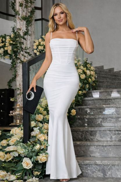 Φόρεμα με Τιράντες & Fishbone Κόψιμο σε Dopamine Χρώματα