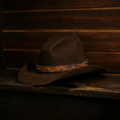 Chocolate Fur Cowboy Hat