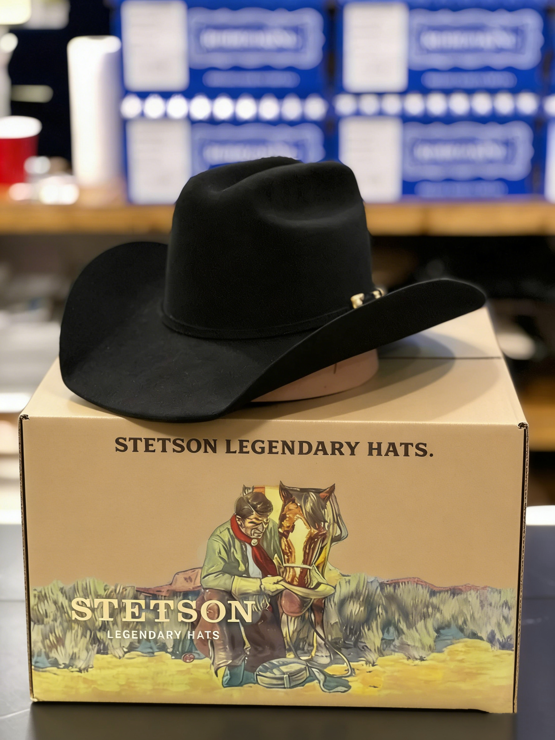 STETSON 6X NEGRO/BLACK GUADALUPANA