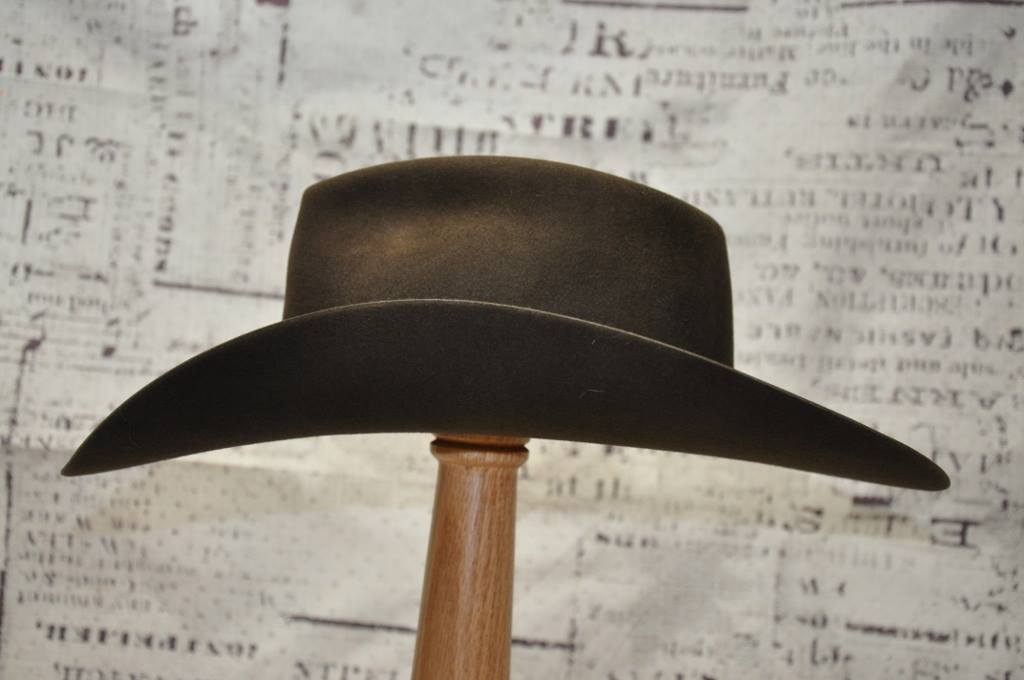 Dark Brown Felt Western Cowboy Hat