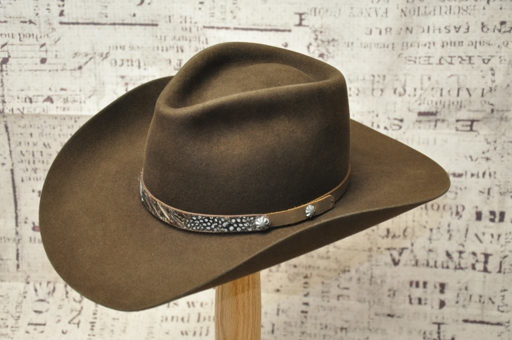 Dark Brown Felt Western Cowboy Hat