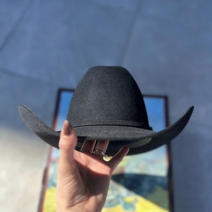 Classic Black Wool Western Cowboy
