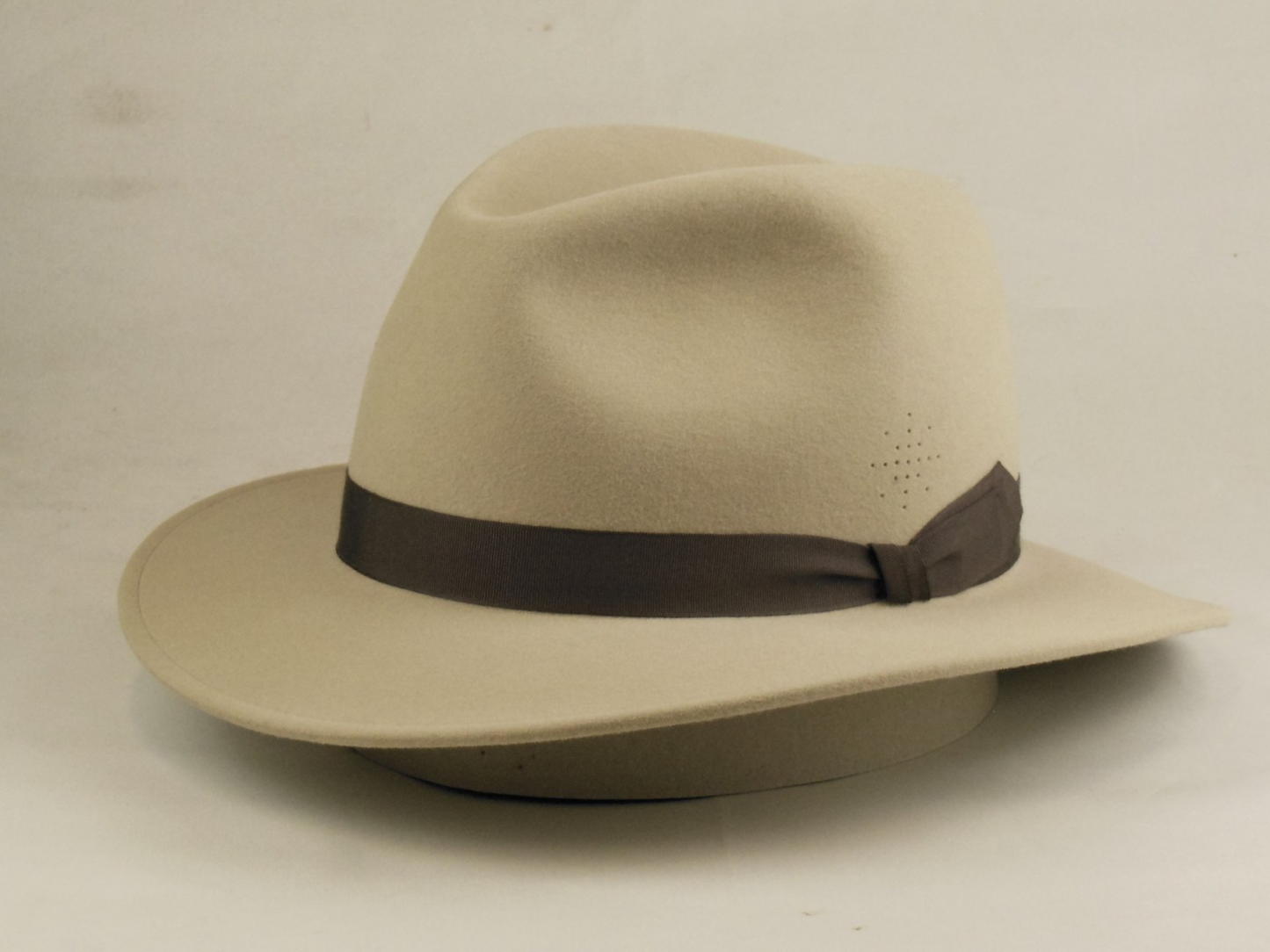 Mist Apricot Wool Fedora