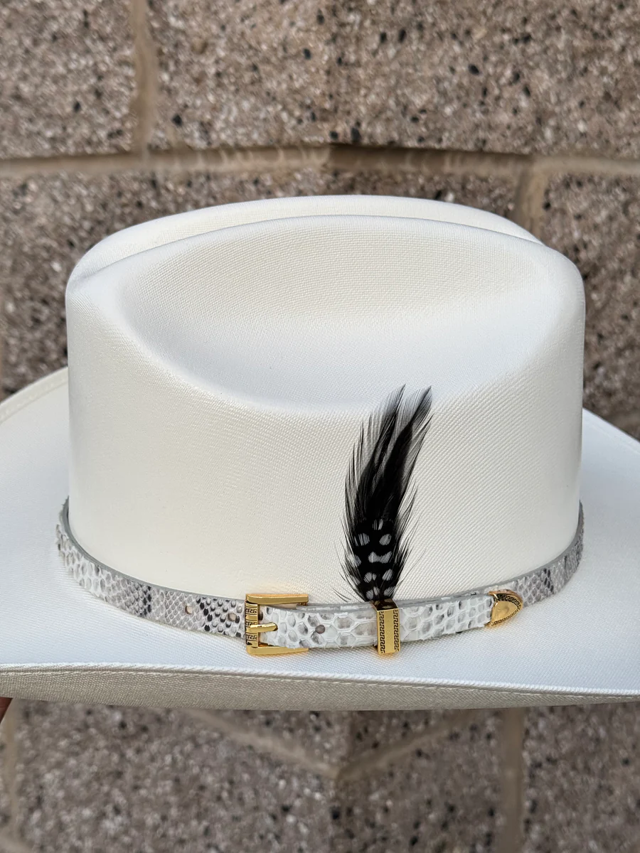 Sombrero El Rey 200x Copa Chica Falda 3.5" (Guadalajara Hats) (Toquilla Pitón Natural)