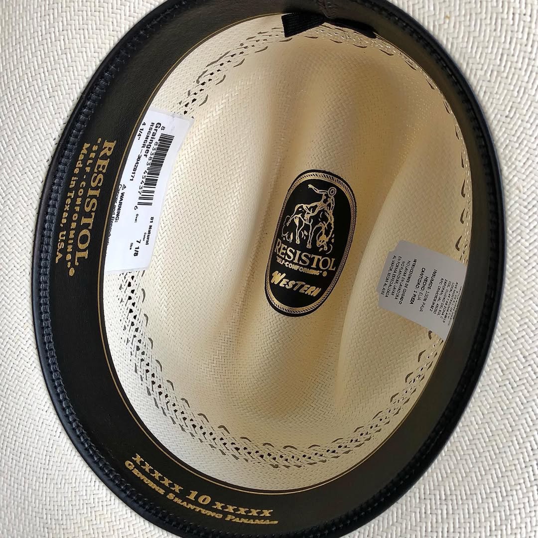 RESISTOL STRAW HAT 10X