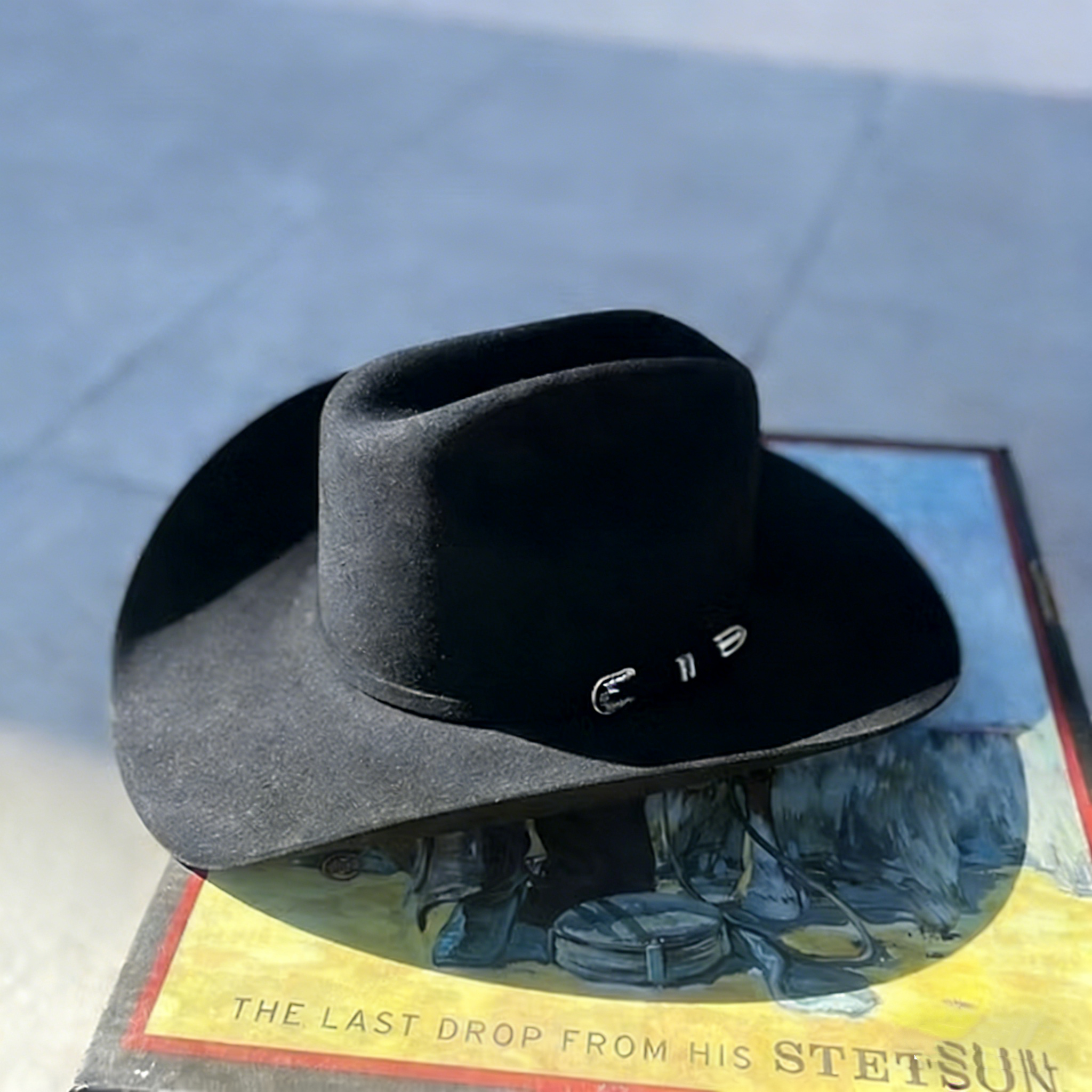 Classic Black Wool Western Cowboy