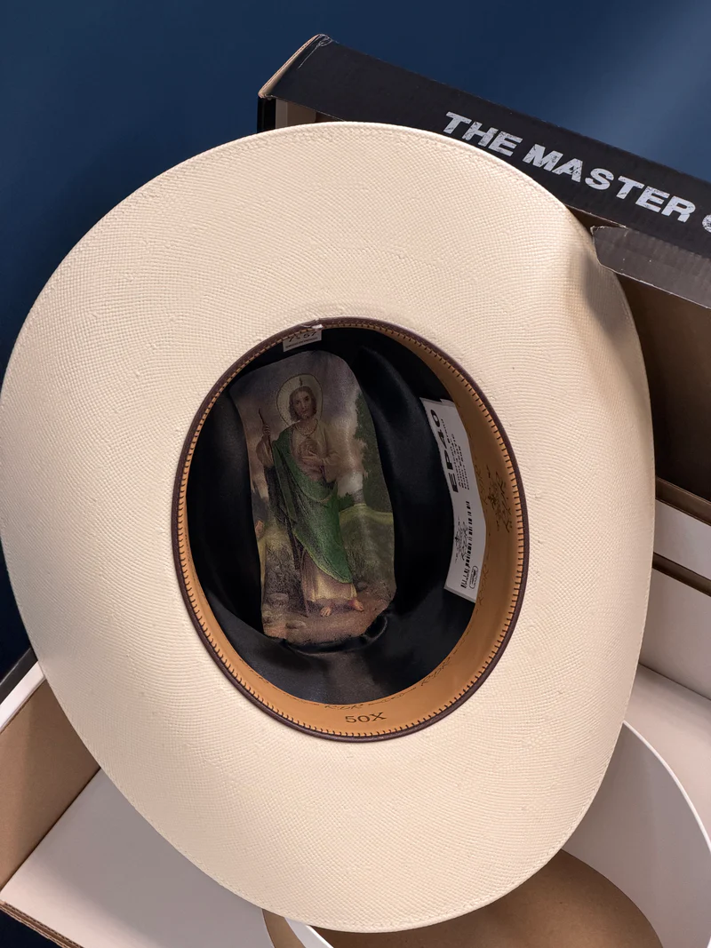 RDR 50X 3 3/4 帽檐吸管 EP40 天然 SAN JUDAS TADEO COPA ALTA ESTILO SINALOA