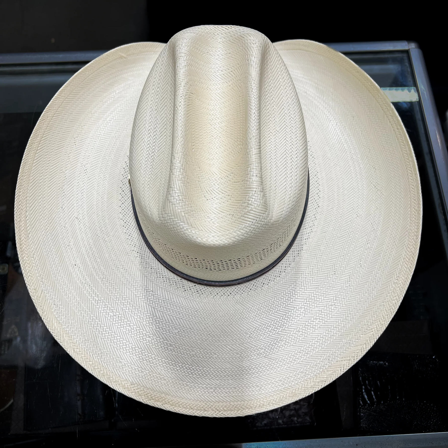 Resistol USA-Made Cream Breathable Woven Western Cowboy Hat