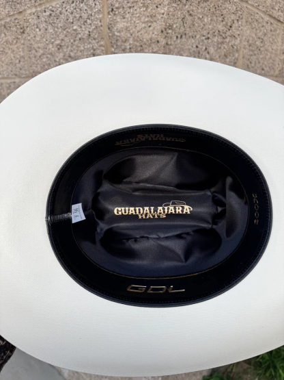 Sombrero El Rey 200x Copa Chica Falda 3.5" (Guadalajara Hats) (Toquilla Pitón Natural)