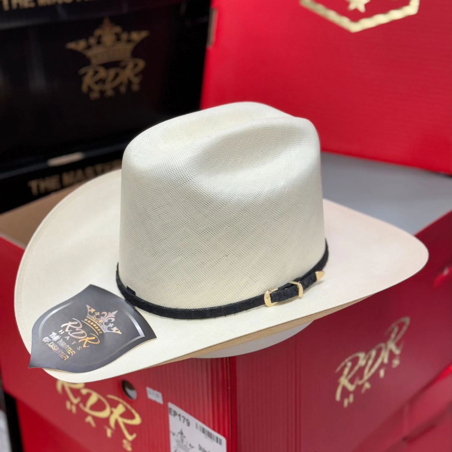 SOMBRERO RDR PREMIUM 1000X COPA ALTA NATURAL 3 1/2