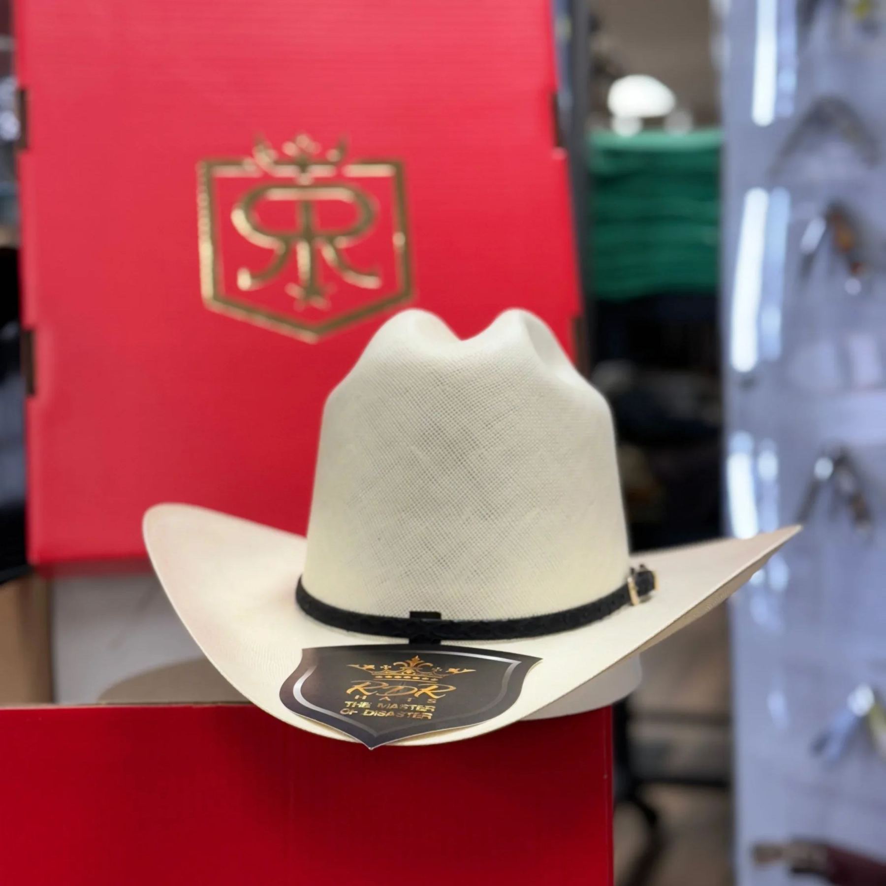 SOMBRERO RDR PREMIUM 1000X COPA ALTA NATURAL 3 1/2