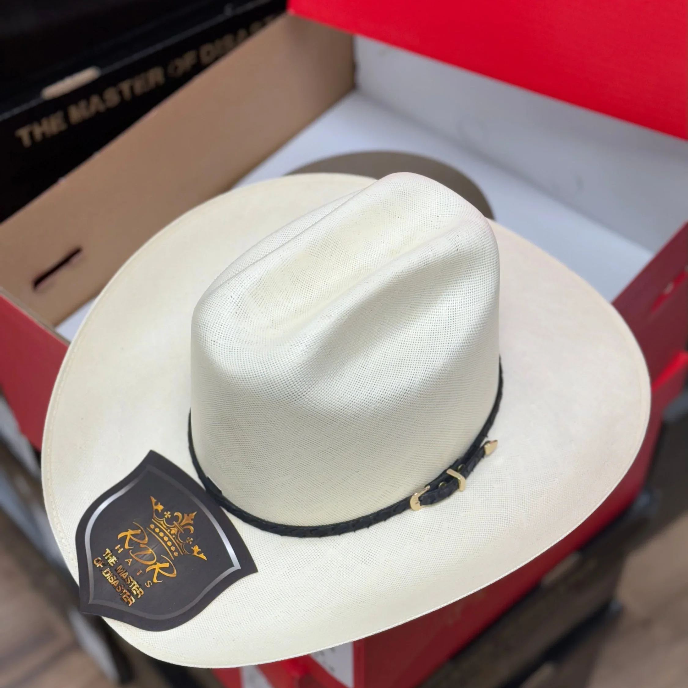 SOMBRERO RDR PREMIUM 1000X COPA ALTA NATURAL 3 1/2