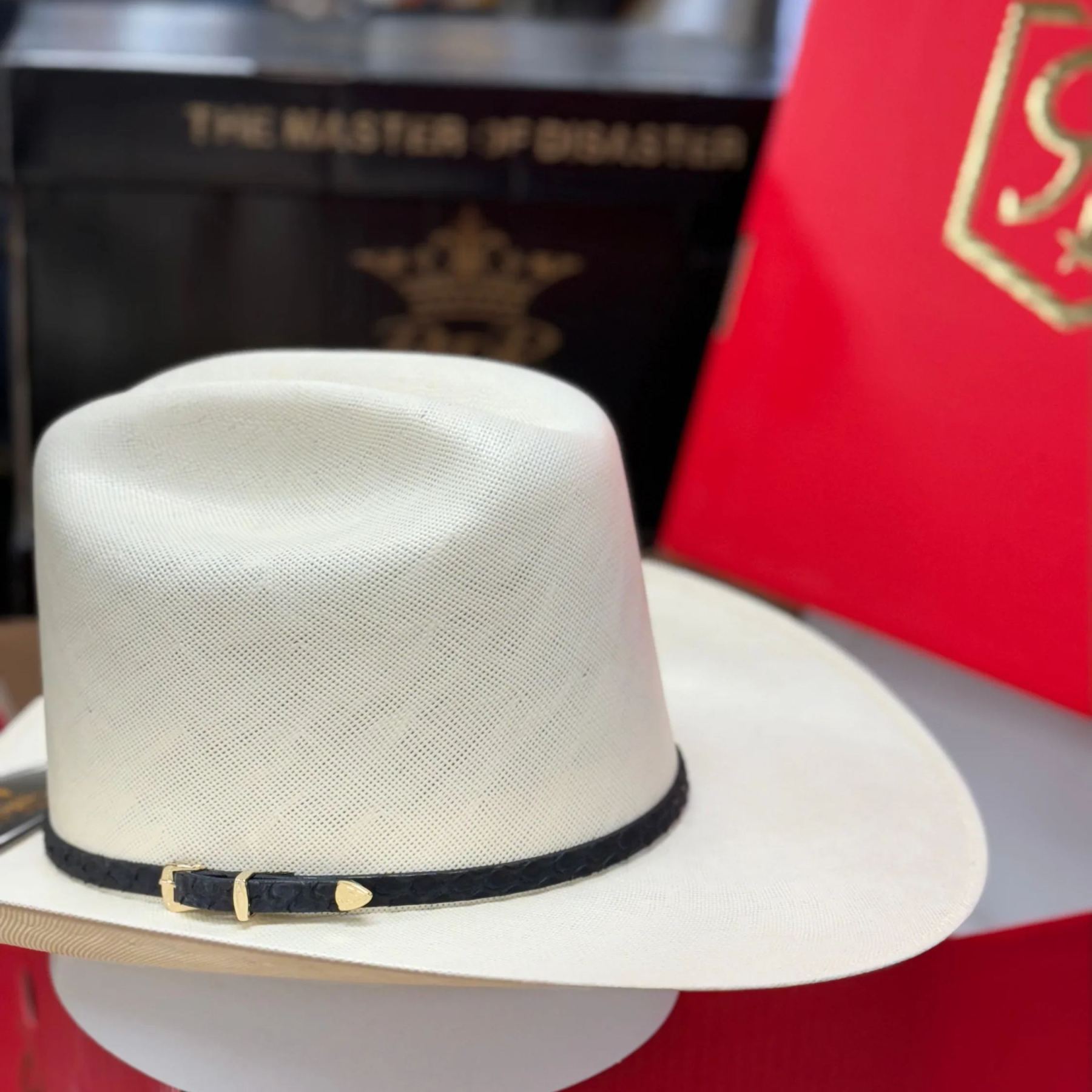 SOMBRERO RDR PREMIUM 1000X COPA ALTA NATURAL 3 1/2