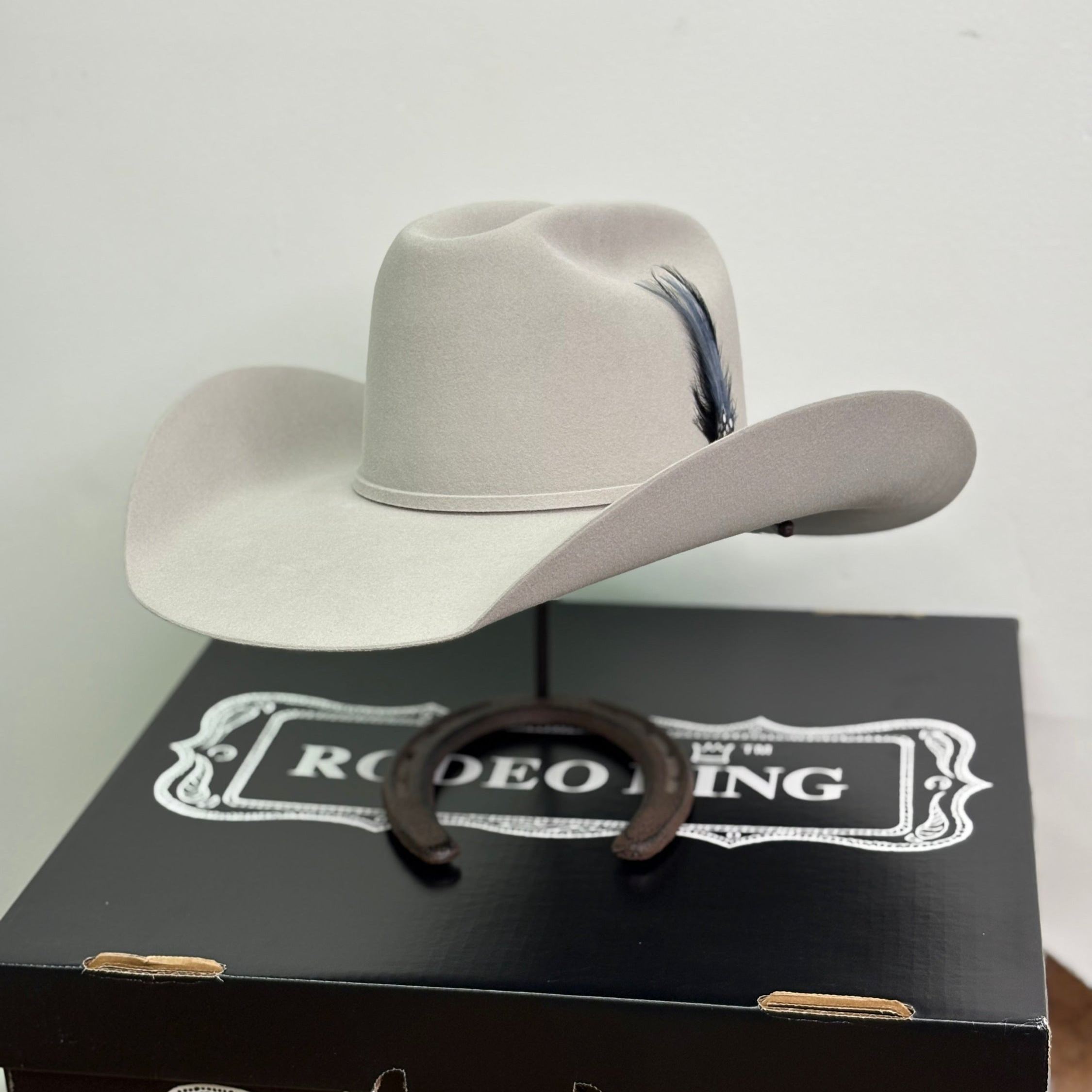 Rodeo King 10x Silver Belly Open Crown Malboro Shape