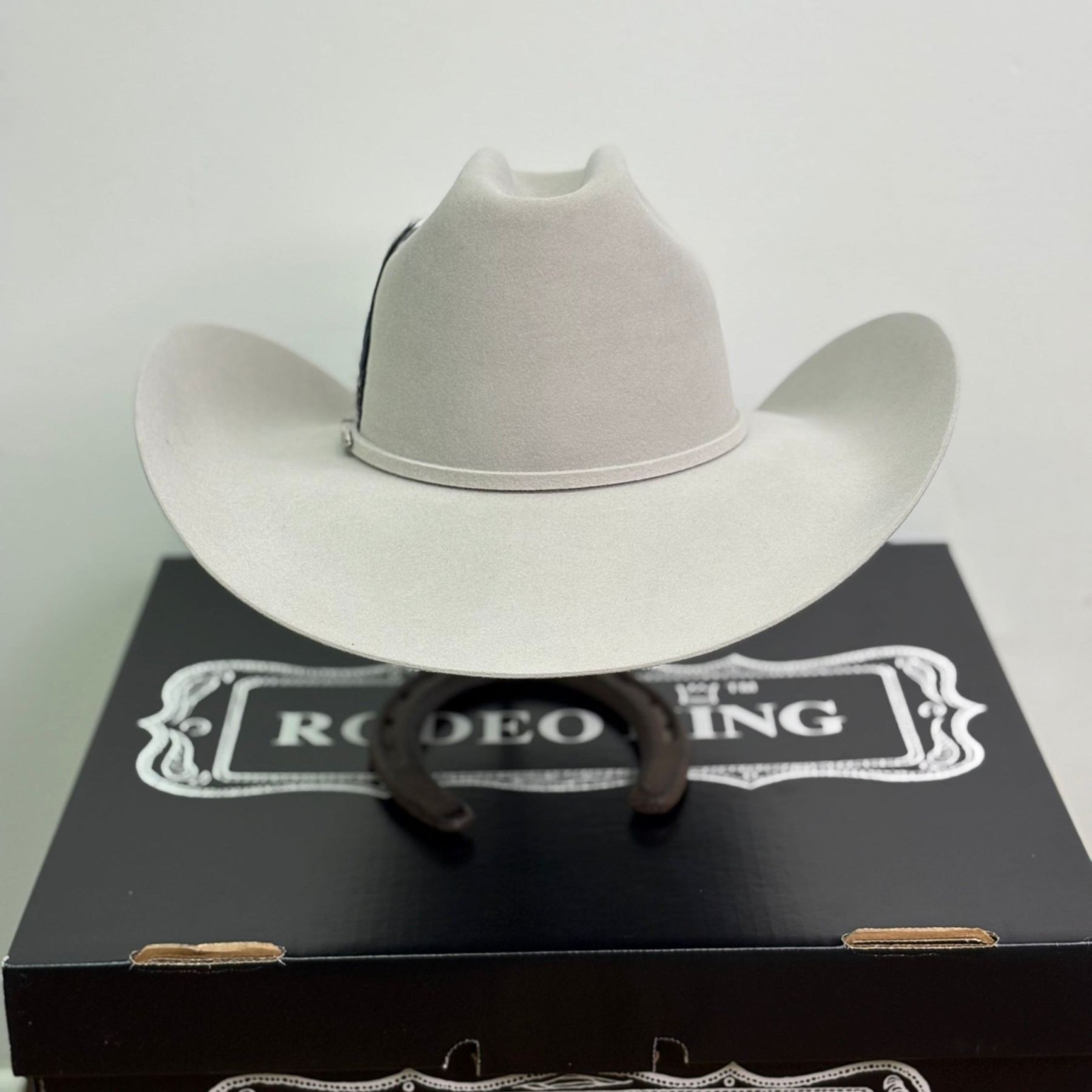 Rodeo King 10x Silver Belly Open Crown Malboro Shape