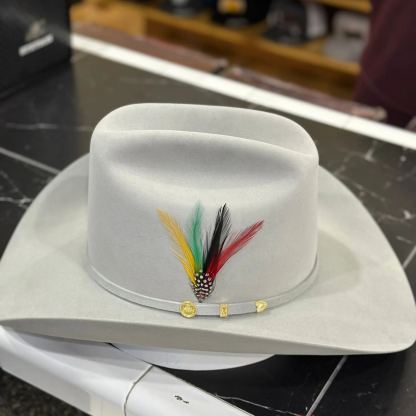 STETSON EL PRESIDENTE 100X MIST GREY COPA ALTA