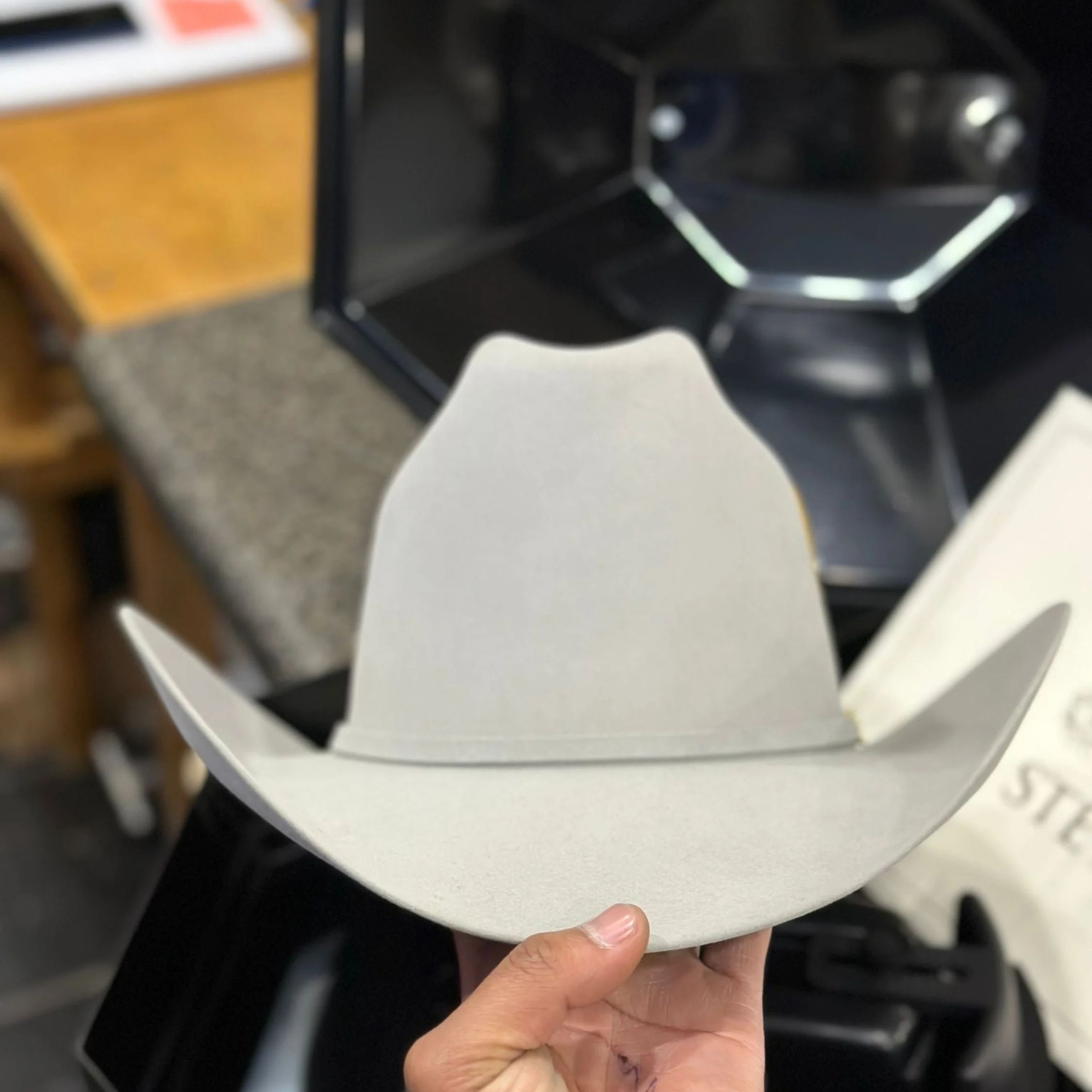 STETSON EL PRESIDENTE 100X MIST GREY COPA ALTA