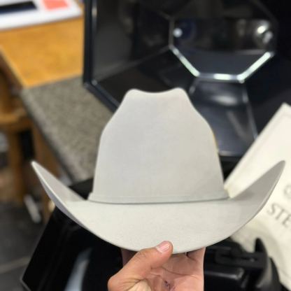 STETSON EL PRESIDENTE 100X MIST GREY COPA ALTA