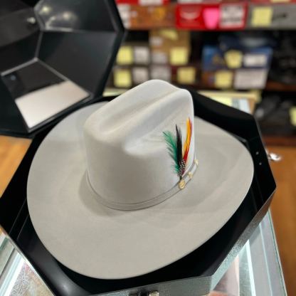 STETSON EL PRESIDENTE 100X MIST GREY COPA ALTA