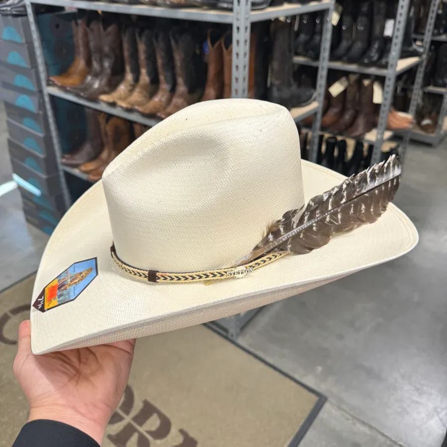 USA Natural Straw Cowboy Hat