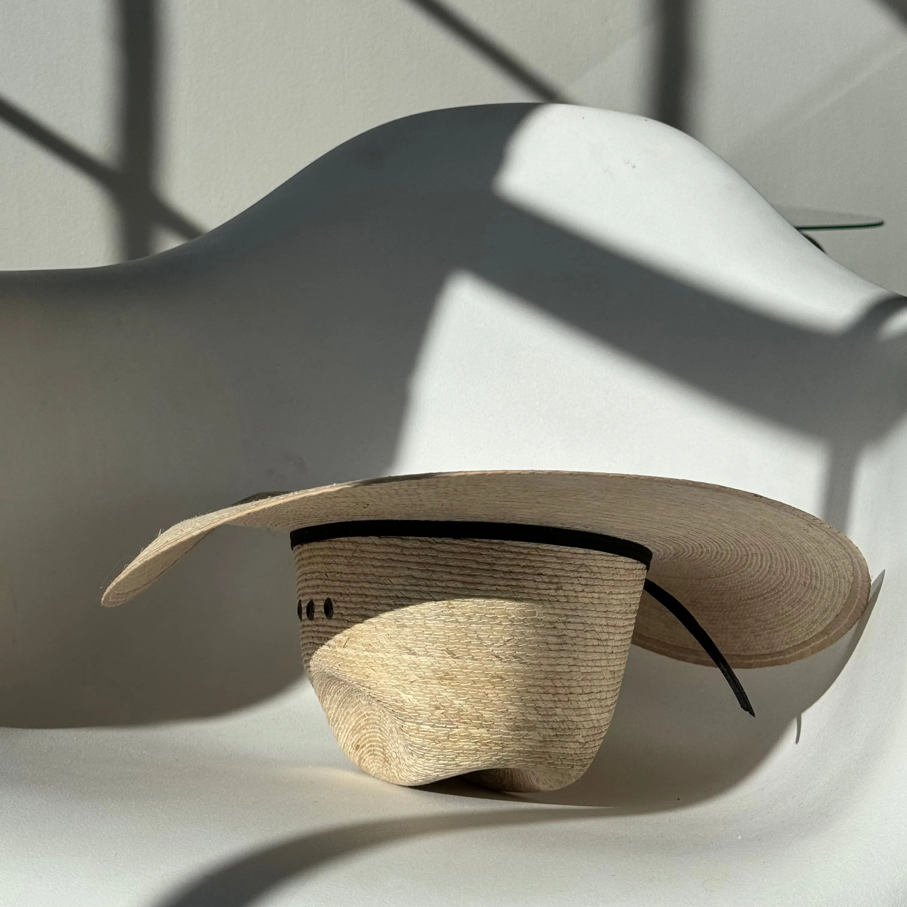 Clay Spring Summer Palm W/ Black Band Cowboy Hat