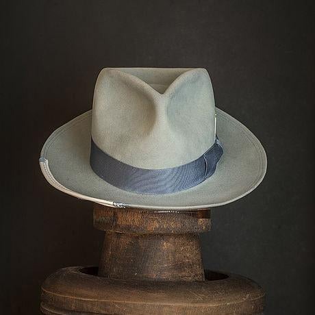 Mist Gray Felt Gentleman Fedora