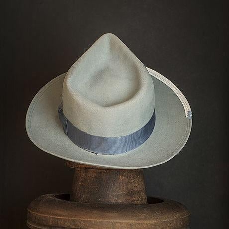 Mist Gray Felt Gentleman Fedora
