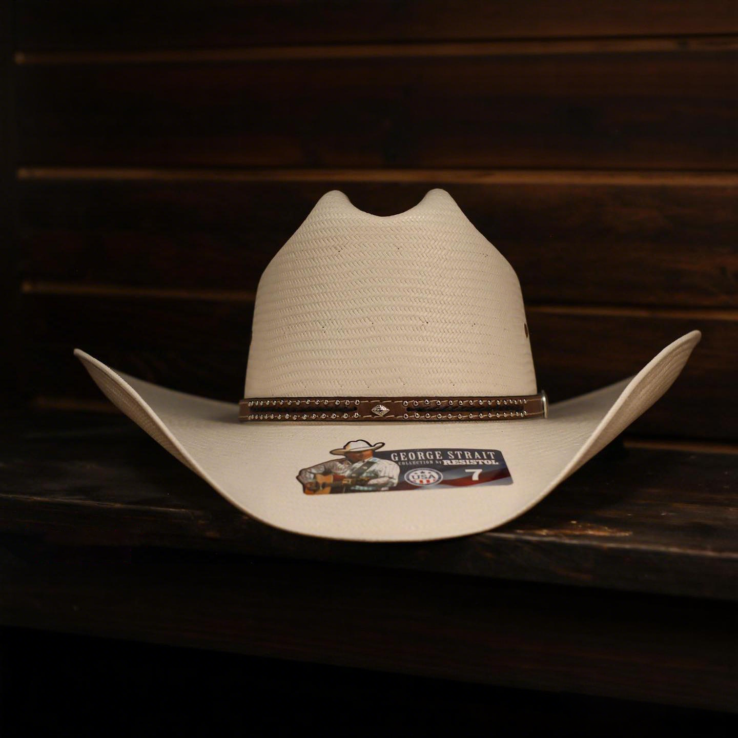 Cream Woven Western Cowboy Hat