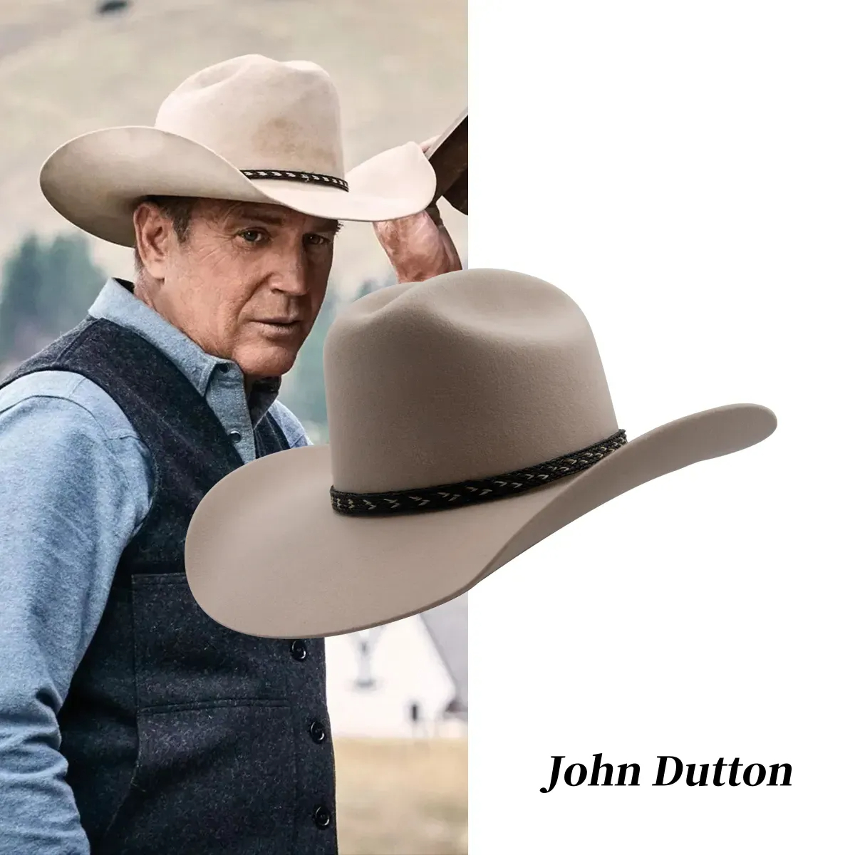 John Dutton 10X Cowboy Hat