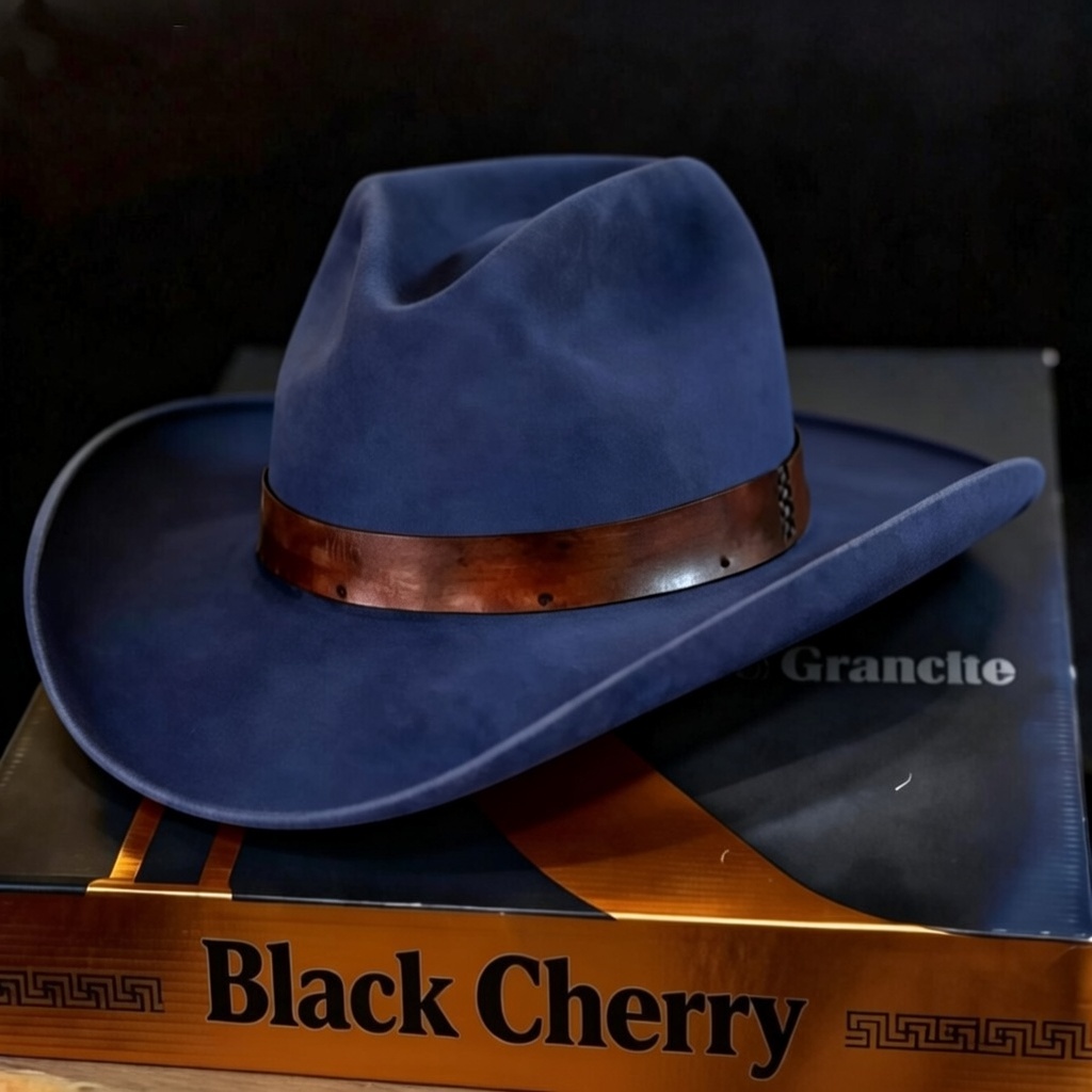 Black Cherry Western Wellema Hat