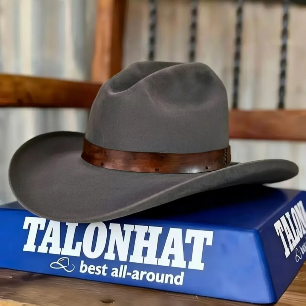 Grey Cherry Western Wellema Hat