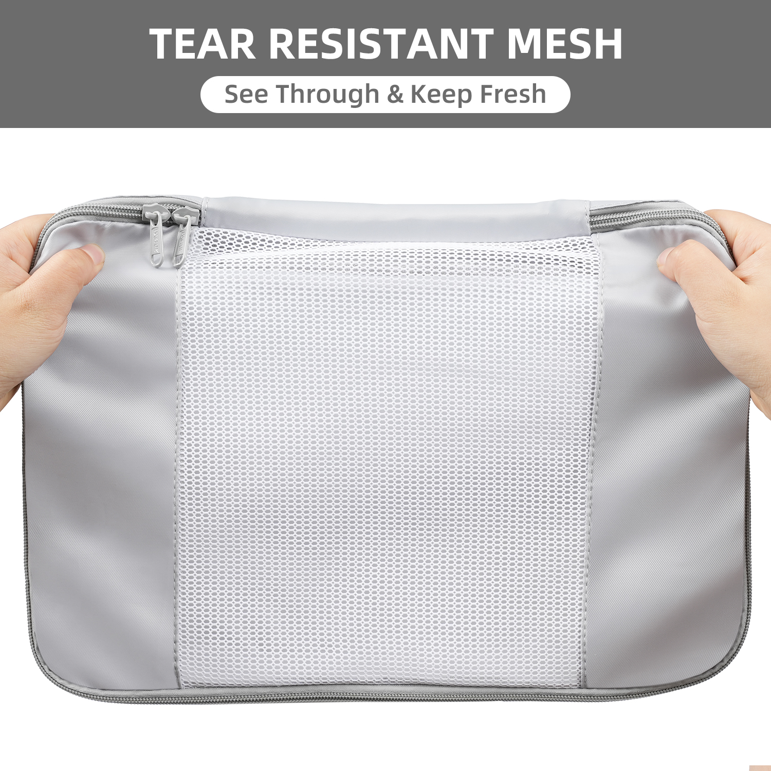 6 Set middle MeshPacking Cubes Various Sizes Packing Organizer for Travel Accessories Luggage Carry On Suitcas