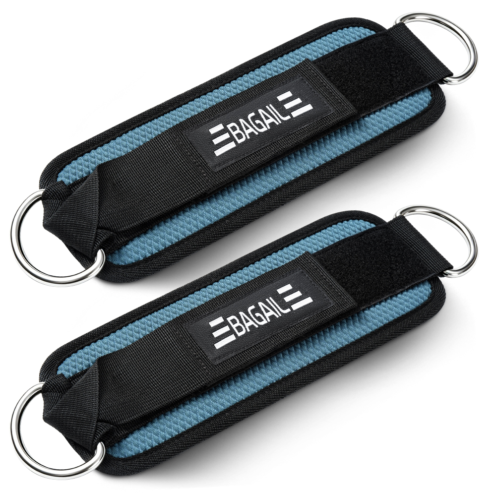 BAGAIL Ankle Straps for Cable Machines (2 Pack), Women Kick Back Cuffs
